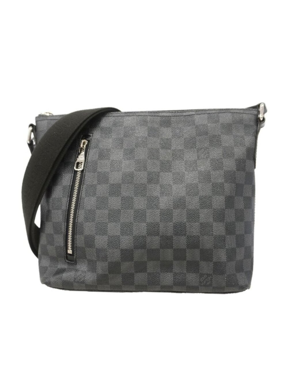 Louis Vuitton Shoulder Bag Damier Graphite Mick PM Black Gray